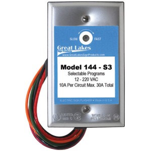 GLSP Selectable Program Solid State Flasher